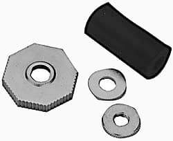 Albion - Caster Rubber Expanding Adapter Tubing Kit - Fits 7/8 Inch to 15/16 Inch Tubing - Exact Industrial Supply