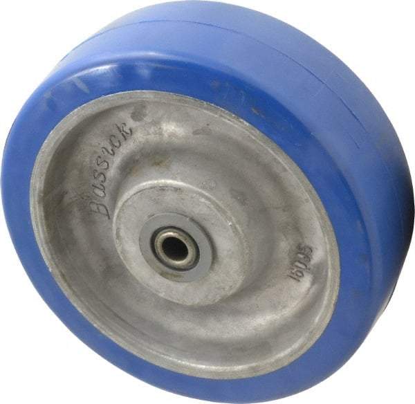 Albion - 8 Inch Diameter x 2-1/2 Inch Wide, Polyurethane Caster Wheel - 1,650 Lb. Capacity, 2-15/16 Inch Hub Length, 1/2 Inch Axle Diameter, Sealed Roller Bearing - Exact Industrial Supply