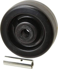 Albion - 5 Inch Diameter x 2 Inch Wide, Phenolic Caster Wheel - 1,000 Lb. Capacity, 2-3/8 Inch Hub Length, 1/2 Inch Axle Diameter, Self-Lube Bearing - Exact Industrial Supply