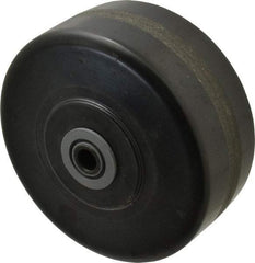 Albion - 6 Inch Diameter x 2-1/2 Inch Wide, Phenolic Caster Wheel - 1,650 Lb. Capacity, 2-15/16 Inch Hub Length, 1/2 Inch Axle Diameter, Sealed Roller Bearing - Exact Industrial Supply