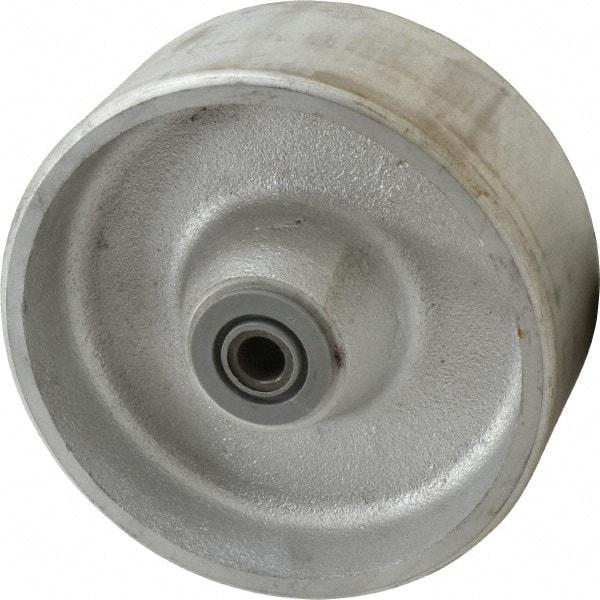 Albion - 6 Inch Diameter x 2-1/2 Inch Wide, Semi-Steel Caster Wheel - 1,650 Lb. Capacity, 2-15/16 Inch Hub Length, 1/2 Inch Axle Diameter, Roller Bearing - Exact Industrial Supply