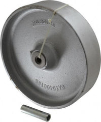 Albion - 10 Inch Diameter x 2-1/2 Inch Wide, Semi-Steel Caster Wheel - 1,650 Lb. Capacity, 2-15/16 Inch Hub Length, 1/2 Inch Axle Diameter, Roller Bearing - Exact Industrial Supply
