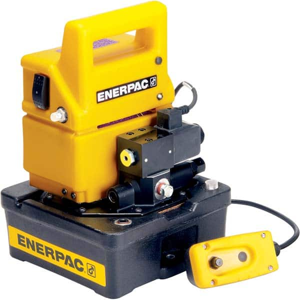 Enerpac - Power Hydraulic Pumps & Jacks Type: Electric Pressure Rating (psi): 10000 - Exact Industrial Supply