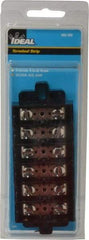 Ideal - 6 Poles, 600 Volt, 60 Amp, -40 to 266°F, Polyester Thermoplastic, Polyester Thermoplastic Multipole Terminal Block - Nickle Plated Brass, 22 to 6 AWG Compatibility, 1-1/4 Inch High - Exact Industrial Supply