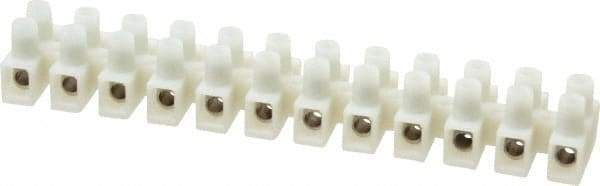 Ideal - 0.7mm High x 7.9mm Long, Terminal Block Barrier Strip - Use with 12 Pole Terminal Blocks - Exact Industrial Supply