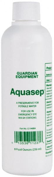 Guardian - Portable Eye Wash Station Accessories Type: Water Preservative Bottle Station Compatibility: Portable Eyewash Stations - Exact Industrial Supply