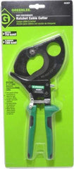 Greenlee - 11" OAL, 1,000 MCM Capacity, Cable Cutter - Molded Plastic Handle - Exact Industrial Supply