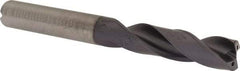 Kennametal - 10mm 180° Spiral Flute Solid Carbide Screw Machine Drill Bit - Right Hand Cut, 47mm Flute Length, 89mm OAL, Flat-Bottom Point, Straight Shank, Through Coolant - Exact Industrial Supply