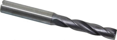 Kennametal - 8.5mm 180° Spiral Flute Solid Carbide Screw Machine Drill Bit - Exact Industrial Supply