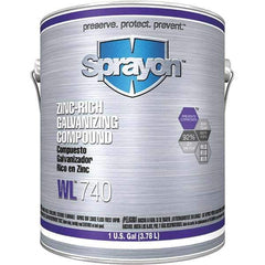 Sprayon - 1 Gal Zinc Cold Galvanizing Compound - Comes in Can - Exact Industrial Supply