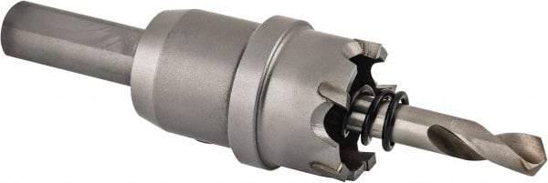 Hougen - 7/8" Diam, 1/8" Cutting Depth, Hole Saw - Carbide-Tipped Saw, Toothed Edge - Exact Industrial Supply