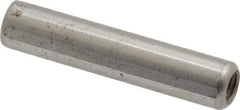 Gibraltar - 5/16" Diam x 1-1/2" Pin Length C-1215 Case Hardened Steel Pull Out Dowel Pin - 1 Beveled & 1 Threaded End - Exact Industrial Supply