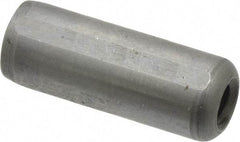 Gibraltar - 3/8" Diam x 1" Pin Length C-1215 Case Hardened Steel Pull Out Dowel Pin - 1 Beveled & 1 Threaded End - Exact Industrial Supply