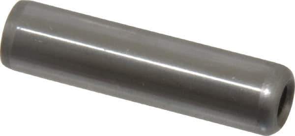 Gibraltar - 3/8" Diam x 1-1/2" Pin Length C-1215 Case Hardened Steel Pull Out Dowel Pin - 1 Beveled & 1 Threaded End - Exact Industrial Supply
