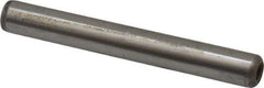 Gibraltar - 3/8" Diam x 3" Pin Length C-1215 Case Hardened Steel Pull Out Dowel Pin - 1 Beveled & 1 Threaded End - Exact Industrial Supply