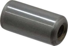Gibraltar - 1/2" Diam x 1" Pin Length C-1215 Case Hardened Steel Pull Out Dowel Pin - 1 Beveled & 1 Threaded End - Exact Industrial Supply