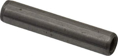 Gibraltar - 1/4" Diam x 1-1/4" Pin Length C-1215 Case Hardened Steel Pull Out Dowel Pin - 1 Beveled & 1 Threaded End - Exact Industrial Supply