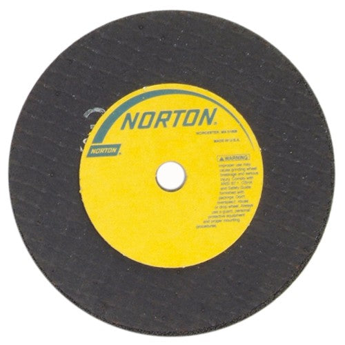 4″ × 1/16″ × 3/8″ Small Diameter Cut-Off Wheel Type 01 Straight 36 Grit Aluminum Oxide - Exact Industrial Supply