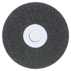 3 × 1/4 × 3/8″ Gemini Reinf Portable Snagging Wheel <=3″ 57A 24 T BRA Type 01 - Exact Industrial Supply