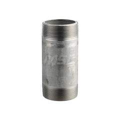 Stainless Steel Pipe Nipple: 2″ Pipe, 3″ OAL, Grade 304 & 304L Schedule 40