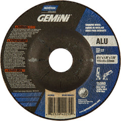 ‎4-1/2″ × 1/8″ × 7/8″ Gemini Non-Woven Depressed Center Wheel Type 27 46 Grit - Exact Industrial Supply