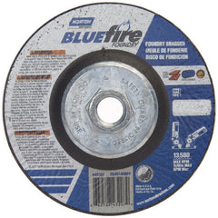 ‎4-1/2″ × 1/4″ × 5/8″ BlueFire Non-Woven Depressed Center Wheel Type 27 - Exact Industrial Supply