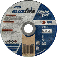 6 × 1/16 × 7/8″ BlueFire RightCut Right Angle Cut-Off Wheel ZA 36 Q Type 01/41 - Exact Industrial Supply