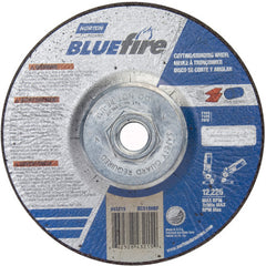 ‎5 × 1/8 × 5/8 - 11″ BlueFire Grinding Wheel ZA 30 U Type 27 - Exact Industrial Supply
