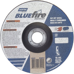 6 × 1/16 × 7/8″ BlueFire RightCut Cutting Wheel A 36 Q Type 27/42 - Exact Industrial Supply