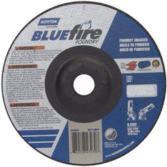7″ × 1/4″ × 7/8″ BlueFire Non-Woven Depressed Center Wheel Type 27 Zirconia Alumina / Aluminum Oxide - Exact Industrial Supply