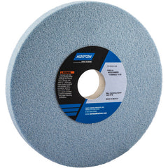 ‎7″ × 1/2″ × 1-1/4″ Gemini Toolroom Wheel Type 01 Straight 46 Grit Aluminum Oxide - Exact Industrial Supply