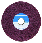 8 x 2 x 3" - Medium Grit - 5AM - Aluminum Oxide - Bear-Tex Convolute Non-Woven Wheel - Exact Industrial Supply