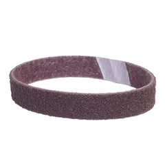 1″ × 18″ Non-Woven File Belt Aluminum Oxide Rapid Prep Medium Grit - Exact Industrial Supply