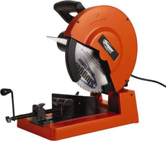 Fein - 14" Blade Diam, 1" Arbor Hole, Straight Chop & Cutoff Saw - 1,300 RPM, 120 Volts, 1 Phase - Exact Industrial Supply