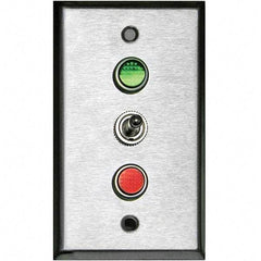 TAPCO - Galvanized Traffic Sign Light Switch - Silver - Exact Industrial Supply