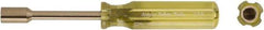 Ampco - 11/32" Solid Shaft Nonsparking Nutdriver - Ergonomic Handle, 7-7/16" OAL - Exact Industrial Supply