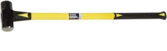 Ability One - 6 Lb Head, 32" Long Sledge Hammer - Steel Head, Fiberglass Handle with Grip - Exact Industrial Supply
