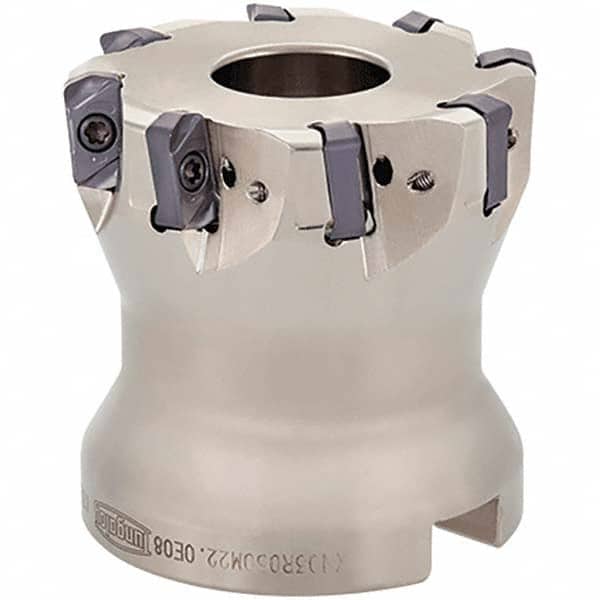 Tungaloy - 2" Cut Diam, 3/4" Arbor Hole, Indexable High-Feed Face Mill - Exact Industrial Supply