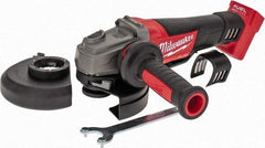Milwaukee Tool - 4-1/2 & 5" Wheel Diam, 8,500 RPM, Cordless Angle & Disc Grinder - 5/8-11 Spindle, 18 Volts - Exact Industrial Supply