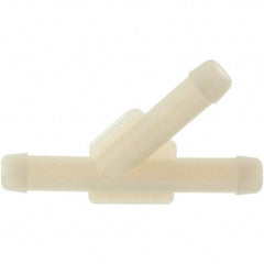 Value Collection - Nylon Y Automotive Vacuum Connector - 1/4 x 1/4 x 1/4" Fitting - Exact Industrial Supply