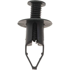 Value Collection - 9mm Hole Diam, Arrow Shank, Nylon Panel Rivet - 23mm Length Under Head, 9mm Material Thickness - Exact Industrial Supply