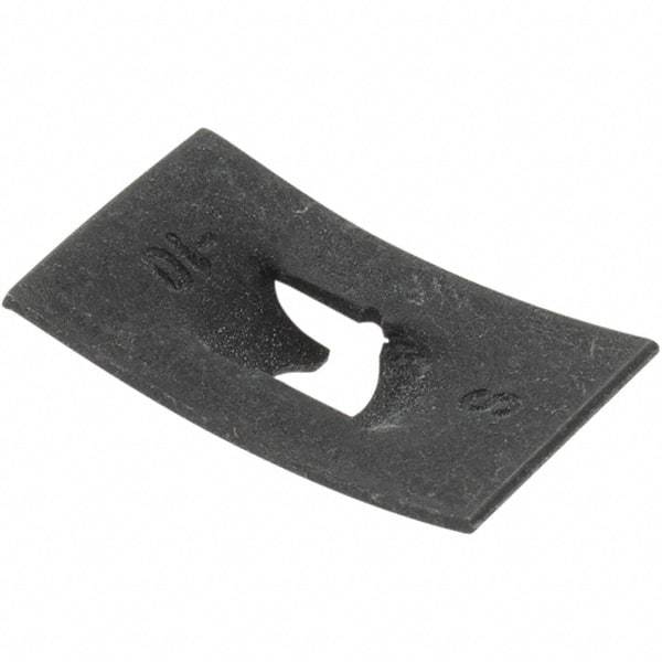 Made in USA - #10 Screw Size, 3/4" Long x 1/2" Wide, Speed Nuts - For Nonthreaded Fasteners - Exact Industrial Supply