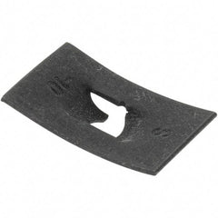 Made in USA - #10 Screw Size, 3/4" Long x 1/2" Wide, Speed Nuts - For Nonthreaded Fasteners - Exact Industrial Supply