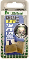Value Collection - 7.5 Amp, Automotive Fuse - Brown, Littlefuse ATO07 - Exact Industrial Supply