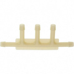 Value Collection - Nylon Five-Way Automotive Vacuum Connector - 3/16 x 3/16 x 3/16 x 3/16 x 3/16" Fitting - Exact Industrial Supply