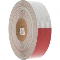 Value Collection - DOT Conspicuity Tape Color: Red and White Width (Inch): 2 - Exact Industrial Supply