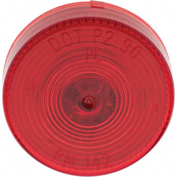Value Collection - 2-1/2" Long, Clearance Side Marker Light Kit - Red - Exact Industrial Supply