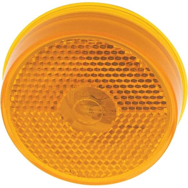 Value Collection - 2-1/2" Long, Marker Clearance Side Marker Light Kit - Yellow - Exact Industrial Supply