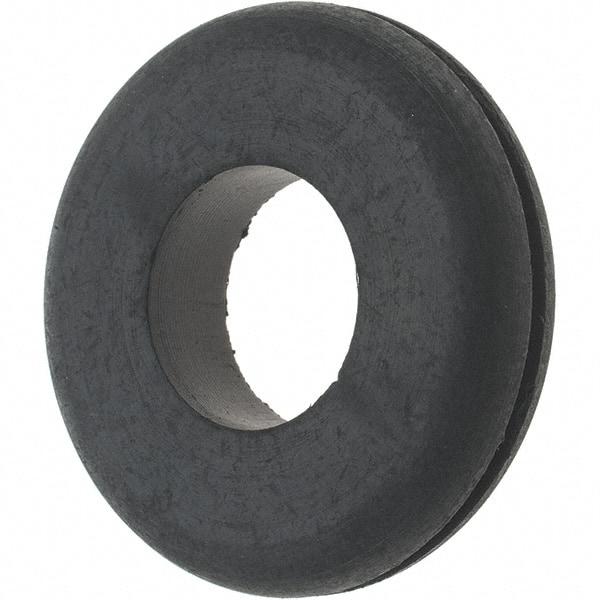 Value Collection - Grommet - Rubber, 1-5/8" Slot Diam x 1/16" Slot Width - Exact Industrial Supply
