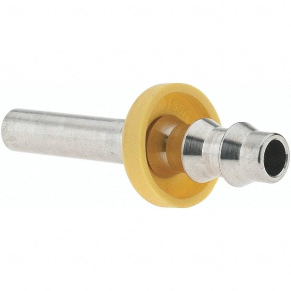 Parker - 1/4" ID Barbed Push On Male Fitting - Stainless Steel - Exact Industrial Supply